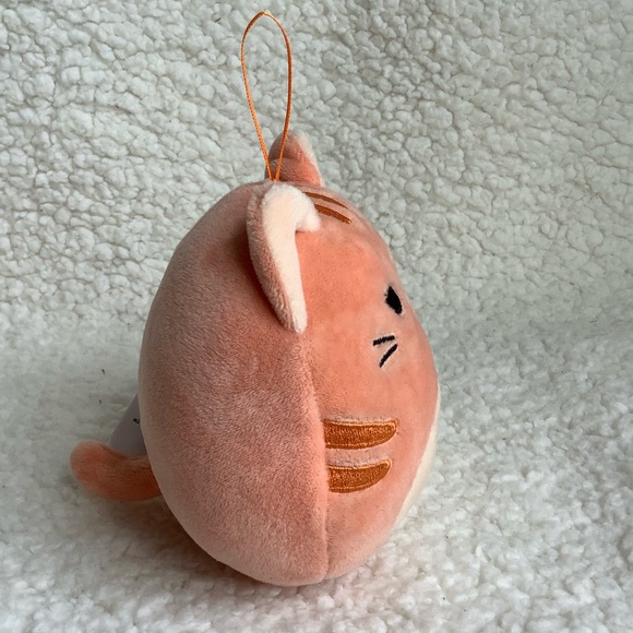 Kellytoy Squishmallow 5 inch Plush Striped Orange Kitten Cat Stuffed Animal Toy - Picture 3 of 6